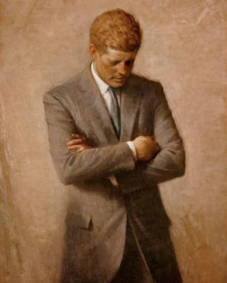 Portrait of John F Kennedy